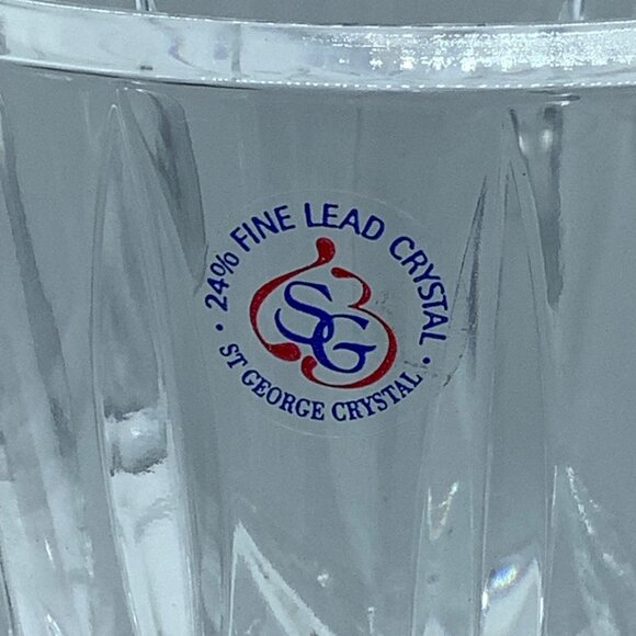 Toscany Classics Muirfield Mini Hurricane Candle Holder St. George 24% Crystal - Picture 3 of 9